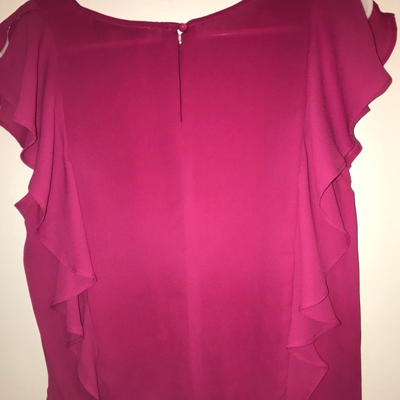 pink ruffle shirt - Picture 2 of 3
